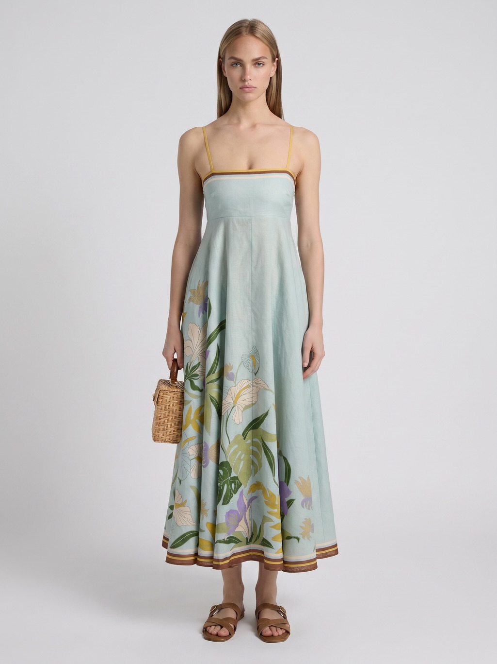 Almais Alfie Sundress In Ice Blue, New